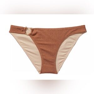 VICTORIA'S SECRET SWIM Shimmer Classic Bikini Bottom toasted sugar shimmer - M
